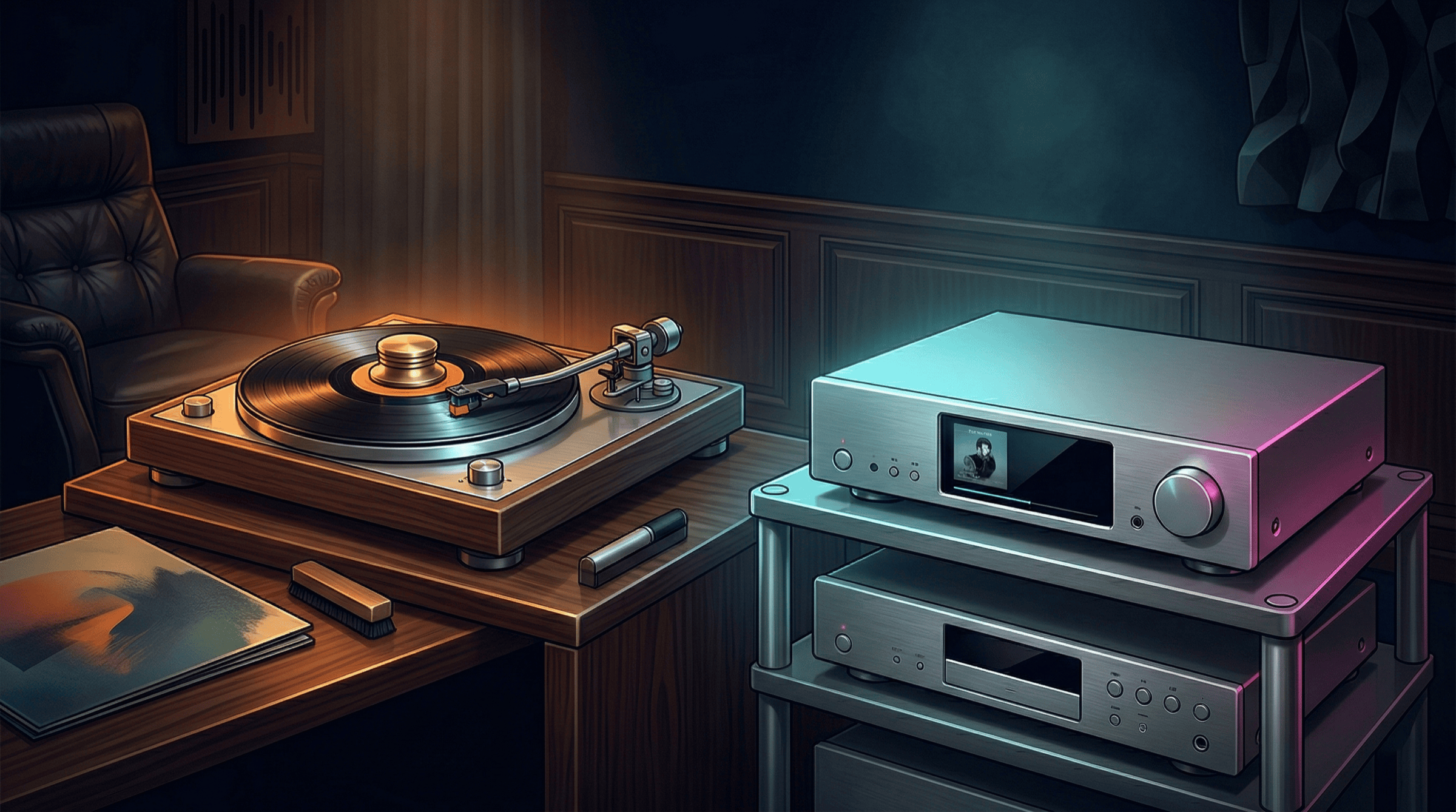 바이닐 음감과 디지털 음감