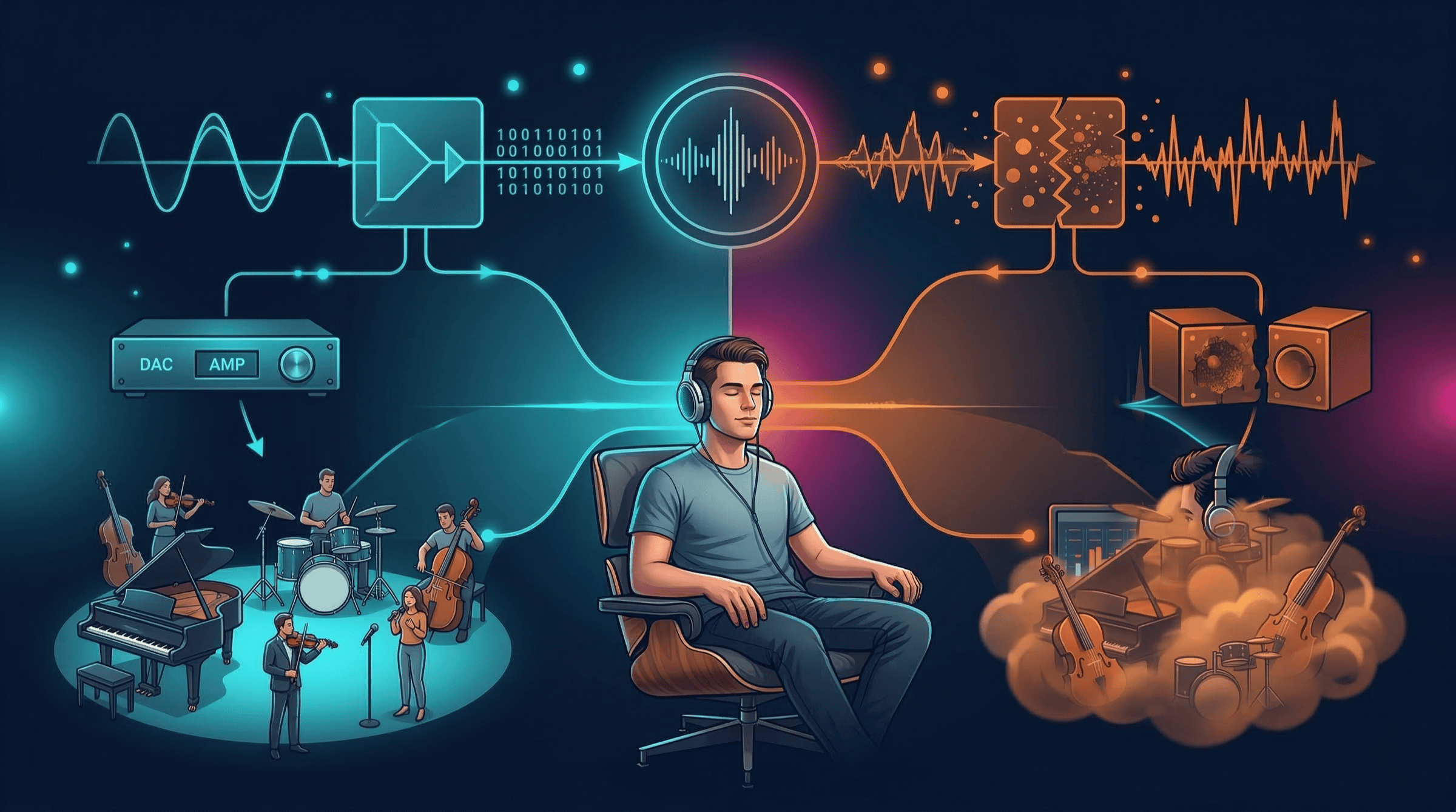 선명함을 만드는 신호 정확도와 왜곡 차이