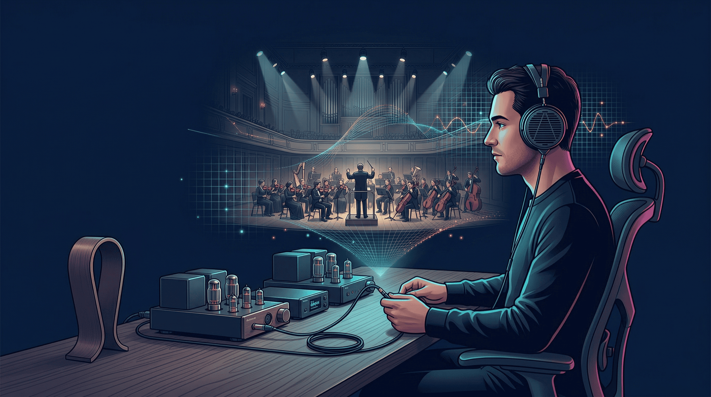 플래너 마그네틱 드라이버의 자석 배열과 다이어프램 구조