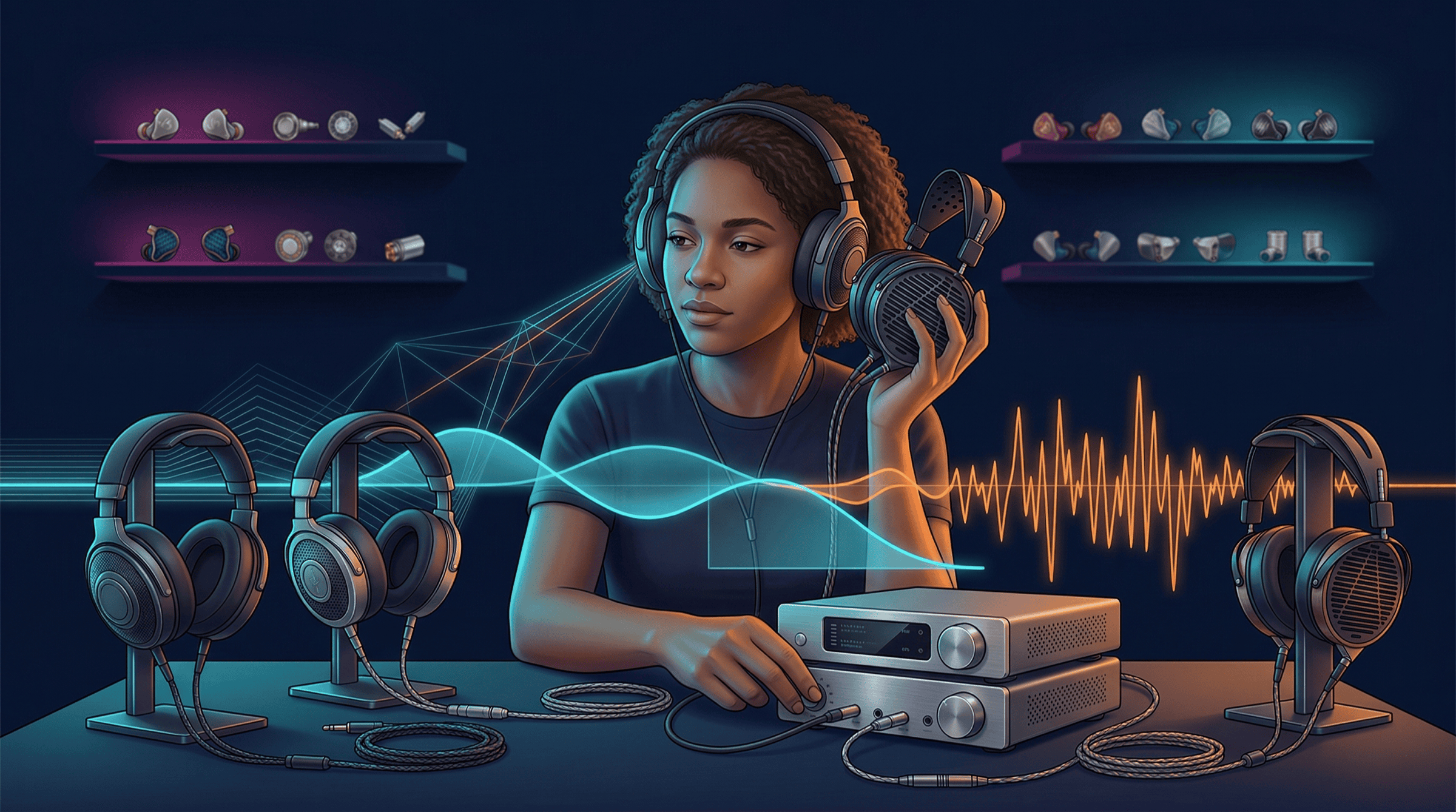 정전형 시스템과 IEM 드라이버 학습으로 넘어가는 연결 장면